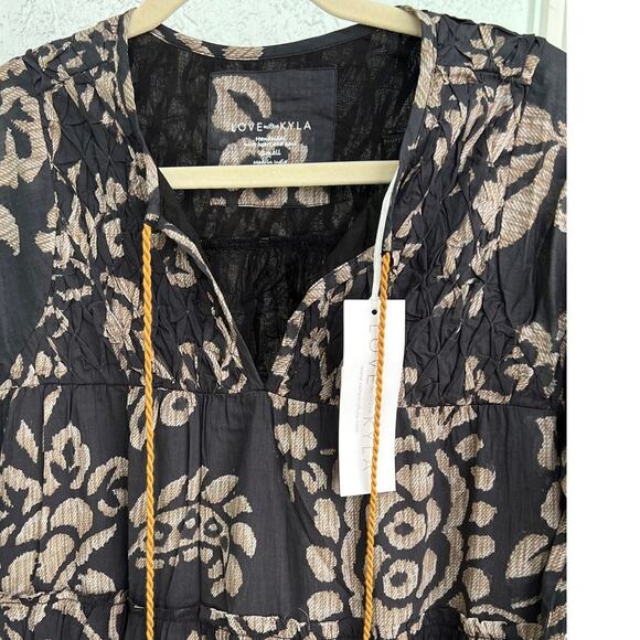 NWT Anthropology by Love Kyla Lia Dress with Tassels - Picture 4 of 17